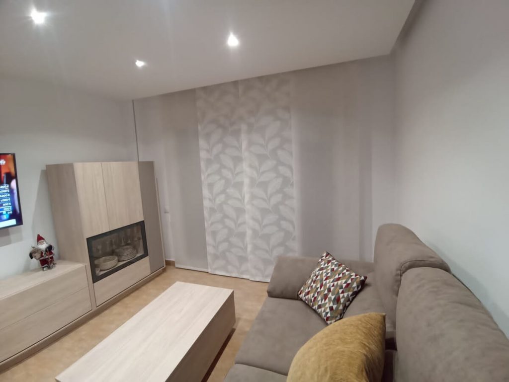 cortina tecnica panel japones tejido Glimmer 1